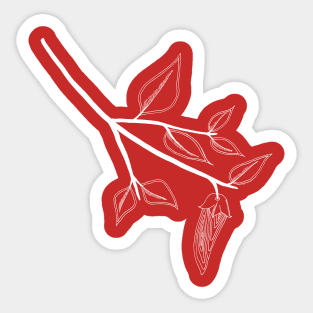 Chili Pepper on darker background Sticker